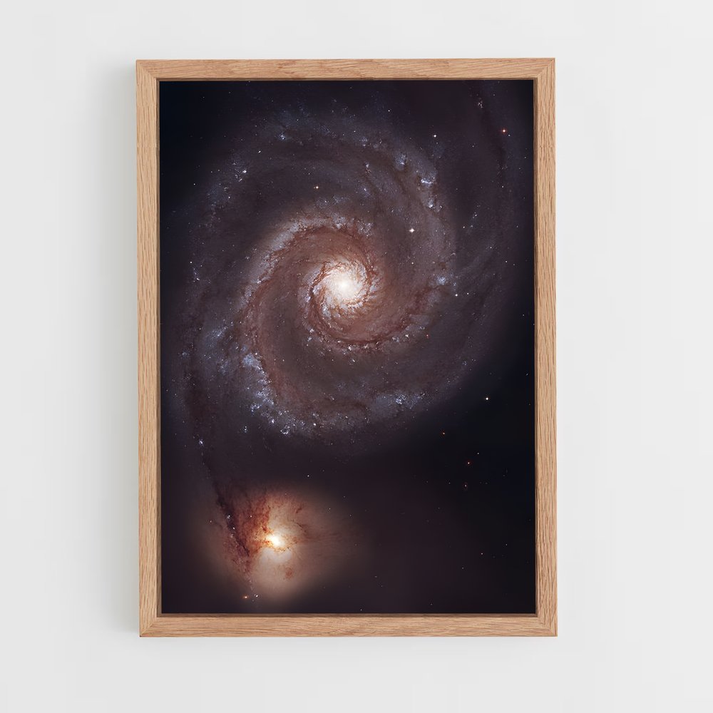 Poster magnifique galaxie du Tourbillon (vue 4)